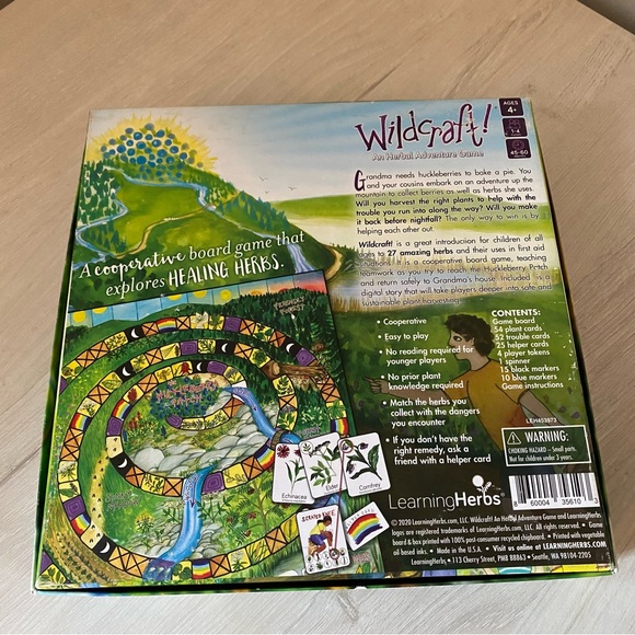 Wildcraft! Board Game Learning Herbs An Herbal Adventure Family Fun 2020 *READ* - Picture 11 of 11